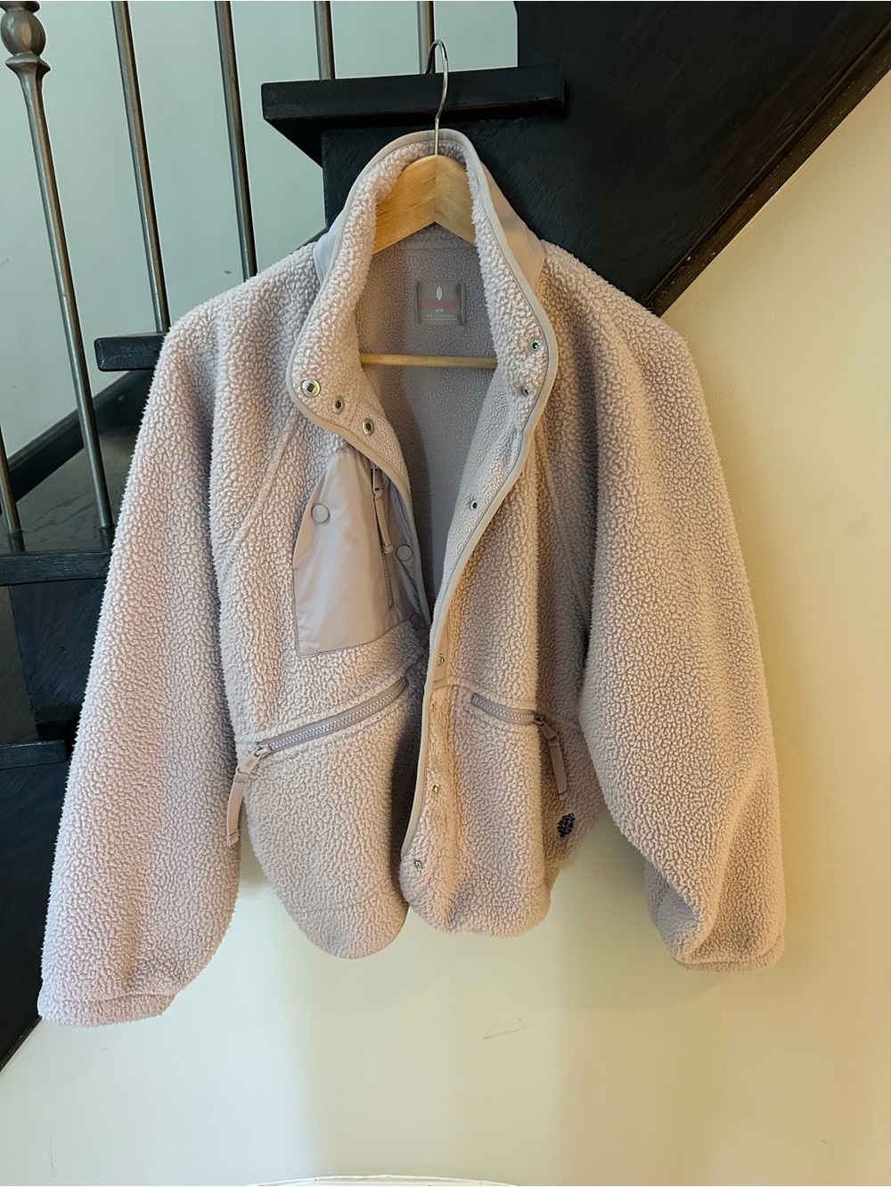 FP Movement fleece jacket in light lilac size M